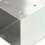 T-förmige Pfostenverbinder aus verzinktem Metall, 71 x 71 mm von , Zaunpfosten - Ref: Foro24-145455, Preis: 21,65 €, Rabatt: %