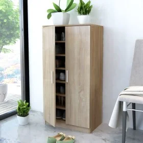 Shoe cabinet with 7 oak shelves by , Shoe racks and shoe organizers - Ref: Foro24-243061, Price: 130,33 €, Discount: %
