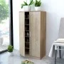 Shoe cabinet with 7 oak shelves by , Shoe racks and shoe organizers - Ref: Foro24-243061, Price: 132,81 €, Discount: %