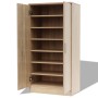 Mueble zapatero con 7 estantes color roble de , Zapateros y organizadores de calzado - Ref: Foro24-243061, Precio: 136,94 €, ...