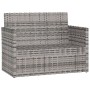 Gartenbank mit grauen synthetischen Rattankissen 105 cm von , Gartenbänke - Ref: Foro24-362319, Preis: 113,67 €, Rabatt: %