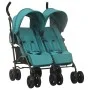 Carrito para gemelos de acero verde de , Cochecitos de bebé - Ref: Foro24-10240, Precio: 239,82 €, Descuento: %
