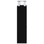Black plywood shoe cabinet 63x24x104 cm by , Shoe racks and shoe organizers - Ref: Foro24-342564, Price: 109,40 €, Discount: %