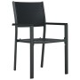 Gartenstühle 4 Stk. Kunststoff mit schwarzer Rattanoptik von vidaXL, Gartenstühle - Ref: Foro24-47890, Preis: 162,99 €, Rabat...