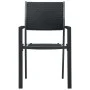 Garden chairs, set of 4, made of black plastic with a rattan-like appearance. by vidaXL, Garden chairs - Ref: Foro24-47890, P...