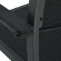 Garden chairs, set of 4, made of black plastic with a rattan-like appearance. by vidaXL, Garden chairs - Ref: Foro24-47890, P...