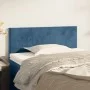 Cabecero de terciopelo azul oscuro 80x5x78/88 cm de , Cabeceros y pies de cama - Ref: Foro24-345742, Precio: 29,20 €, Descuen...