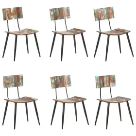 Esszimmerstühle 6 Einheiten recyceltes Massivholz von , Essstühle - Ref: Foro24-3056369, Preis: 542,78 €, Rabatt: %