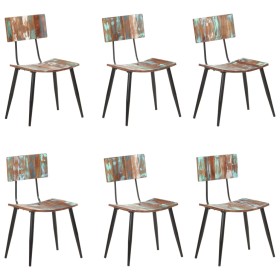 Esszimmerstühle 6 Einheiten recyceltes Massivholz von , Essstühle - Ref: Foro24-3056369, Preis: 552,76 €, Rabatt: %