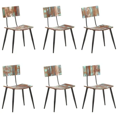 Esszimmerstühle 6 Einheiten recyceltes Massivholz von , Essstühle - Ref: Foro24-3056369, Preis: 542,32 €, Rabatt: %