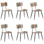 Esszimmerstühle 6 Einheiten recyceltes Massivholz von , Essstühle - Ref: Foro24-3056369, Preis: 552,76 €, Rabatt: %