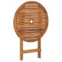 Folding garden dining table 3 pieces solid acacia wood by , Garden sets - Ref: Foro24-3058255, Price: 164,68 €, Discount: %