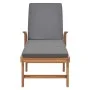 Sonnenliege mit massivem dunkelgrauen Teakholzkissen von vidaXL, Liegen - Ref: Foro24-48023, Preis: 282,17 €, Rabatt: %