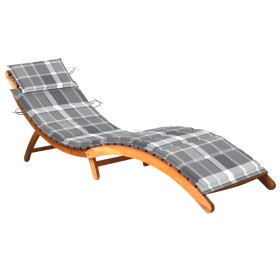 Gartenliege mit Kissen aus massivem Akazienholz von , Liegen - Ref: Foro24-3061586, Preis: 188,99 €, Rabatt: %