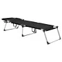 Extra high senior folding aluminum black lounger by vidaXL, Loungers - Ref: Foro24-47913, Price: 149,97 €, Discount: %