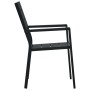Gartenstühle 4 Stück HDPE Holzoptik schwarz von vidaXL, Gartenstühle - Ref: Foro24-47886, Preis: 227,01 €, Rabatt: %