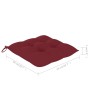 Sillas comedor de jardín 3 uds madera maciza acacia y cojines de , Sillas de jardín - Ref: Foro24-3064371, Precio: 215,69 €