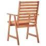 Garden dining chairs 2 pcs solid acacia wood and cushions by , Garden chairs - Ref: Foro24-3064338, Price: 159,59 €, Discount: %