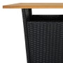 3-teiliges Garten-Barmöbel-Set und schwarze PE-Rattan-Kissen von , Gartensets - Ref: Foro24-3064856, Preis: 295,76 €, Rabatt: %