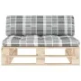 Central sofa made of pallets for impregnated pine wood garden by , Modular outdoor sofas - Ref: Foro24-3066542, Price: 118,43...
