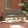 Central sofa made of pallets for impregnated pine wood garden by , Modular outdoor sofas - Ref: Foro24-3066537, Price: 116,39...