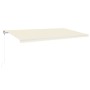 Automatische Markise mit LED-Windsensor Creme 600x300 cm von , Markisen - Ref: Foro24-3068972, Preis: 895,68 €, Rabatt: %