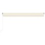 Automatische Markise mit LED-Windsensor Creme 600x300 cm von , Markisen - Ref: Foro24-3068972, Preis: 895,68 €, Rabatt: %