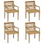 Batavia chairs 4 units solid teak wood with cushions by , Garden chairs - Ref: Foro24-3073300, Price: 487,88 €, Discount: %