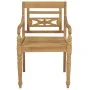 Batavia chairs 4 units solid teak wood with cushions by , Garden chairs - Ref: Foro24-3073300, Price: 487,88 €, Discount: %