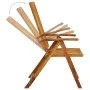 Folding garden chairs and cushions 8 pcs solid acacia wood by , Garden chairs - Ref: Foro24-3075067, Price: 636,71 €, Discoun...