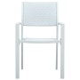Garden chairs 4 units plastic with white rattan look by vidaXL, Garden chairs - Ref: Foro24-47888, Price: 182,49 €, Discount: %