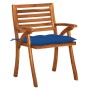 Gartenstühle 8 Stück aus massivem Teakholz mit Kissen von , Gartenstühle - Ref: Foro24-3075226, Preis: 768,66 €, Rabatt: %