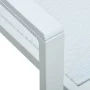 Sillas de jardín 4 unidades plástico con aspecto ratán blanco de vidaXL, Sillas de jardín - Ref: Foro24-47888, Precio: 161,64...
