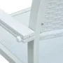 Sillas de jardín 4 unidades plástico con aspecto ratán blanco de vidaXL, Sillas de jardín - Ref: Foro24-47888, Precio: 161,64...