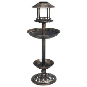 Decorative birdbath with plastic solar LED lights by vidaXL, Birdbaths - Ref: Foro24-48221, Price: 51,50 €, Discount: %