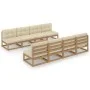 Gartenmöbel 9-teilig mit Kissen aus massivem Kiefernholz von , Gartensets - Ref: Foro24-3076407, Preis: 900,66 €, Rabatt: %