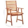 Sillas comedor de jardín y cojines 6 uds madera maciza acacia de , Sillas de jardín - Ref: Foro24-3078371, Precio: 404,02 €, ...