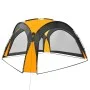 Party tent with LED 4 side walls green 3.6x3.6x2.3 m by vidaXL, Tents and gazebos - Ref: Foro24-92238, Price: 150,16 €, Disco...