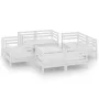 Garden furniture set 9 pieces solid white pine wood by , Garden sets - Ref: Foro24-3082433, Price: 463,84 €, Discount: %