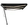 Manual retractable awning with anthracite gray LED light 600x350 cm by , Awnings - Ref: Foro24-3069884, Price: 726,88 €, Disc...