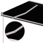 Manuell einziehbare Markise mit anthrazitgrauem LED-Licht 600x350 cm von , Markisen - Ref: Foro24-3069884, Preis: 739,61 €, R...