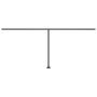 Manuell einziehbare Markise mit anthrazitgrauem LED-Licht 600x350 cm von , Markisen - Ref: Foro24-3069884, Preis: 739,61 €, R...