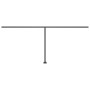 Toldo retráctil manual con luz LED gris antracita 600x300 cm de , Toldos - Ref: Foro24-3069804, Precio: 626,19 €, Descuento: %
