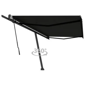 Manual retractable foot awning anthracite gray 500x350 cm by , Awnings - Ref: Foro24-3069859, Price: 563,51 €, Discount: %