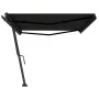 Manuell ausfahrbare Fußmarkise Anthrazitgrau 500x350 cm von , Markisen - Ref: Foro24-3069859, Preis: 562,19 €, Rabatt: %