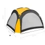 Party tent with LED 4 side walls green 3.6x3.6x2.3 m by vidaXL, Tents and gazebos - Ref: Foro24-92238, Price: 150,16 €, Disco...