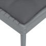 Juego de muebles de jardín 9 pzas y cojines madera maciza pino