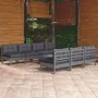 Gartenmöbel 8-teilig mit anthrazitfarbenen Kiefernholzkissen von , Gartensets - Ref: Foro24-3096138, Preis: 692,71 €, Rabatt: %