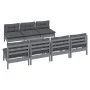 Gartenmöbel 8-teilig mit anthrazitfarbenen Kiefernholzkissen von , Gartensets - Ref: Foro24-3096138, Preis: 692,71 €, Rabatt: %