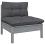 Gartenmöbel 8-teilig mit anthrazitfarbenen Kiefernholzkissen von , Gartensets - Ref: Foro24-3096138, Preis: 642,59 €, Rabatt: %